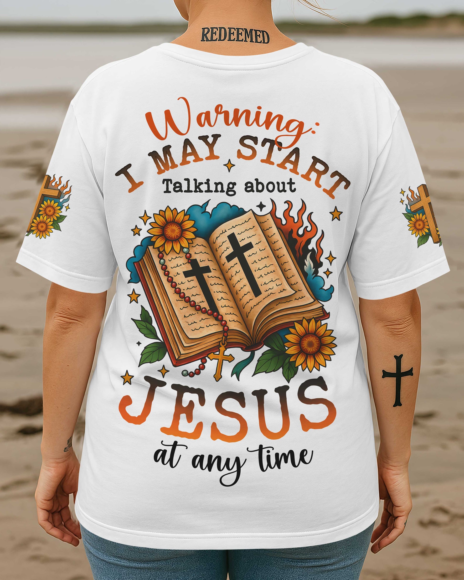 Warning I May Start Talking About Jesus At Any Time T-Shirt