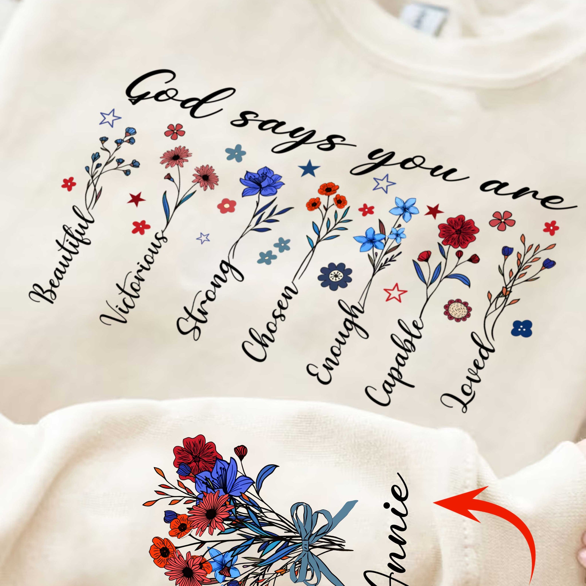 God Says You Are Sweater Gift For Her, Christian Sweater, Bible Verse