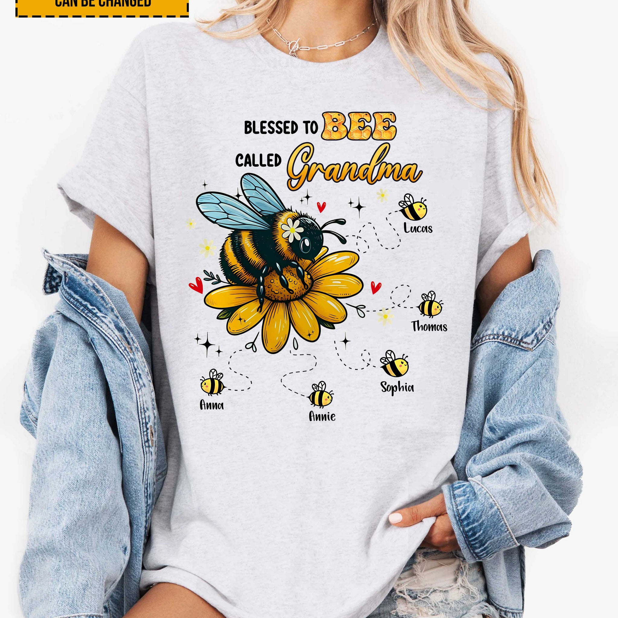 Blessed To Bee Called Grandma T-Shirt Gift For Nana Mimi