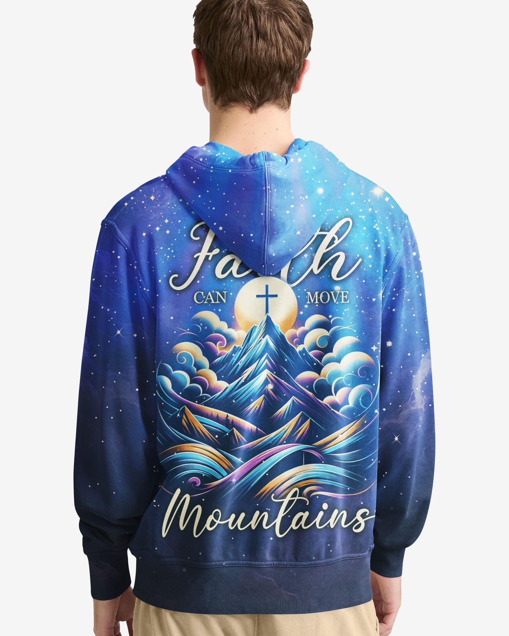 Faith Can Move Mountains All Over Print Hoodie