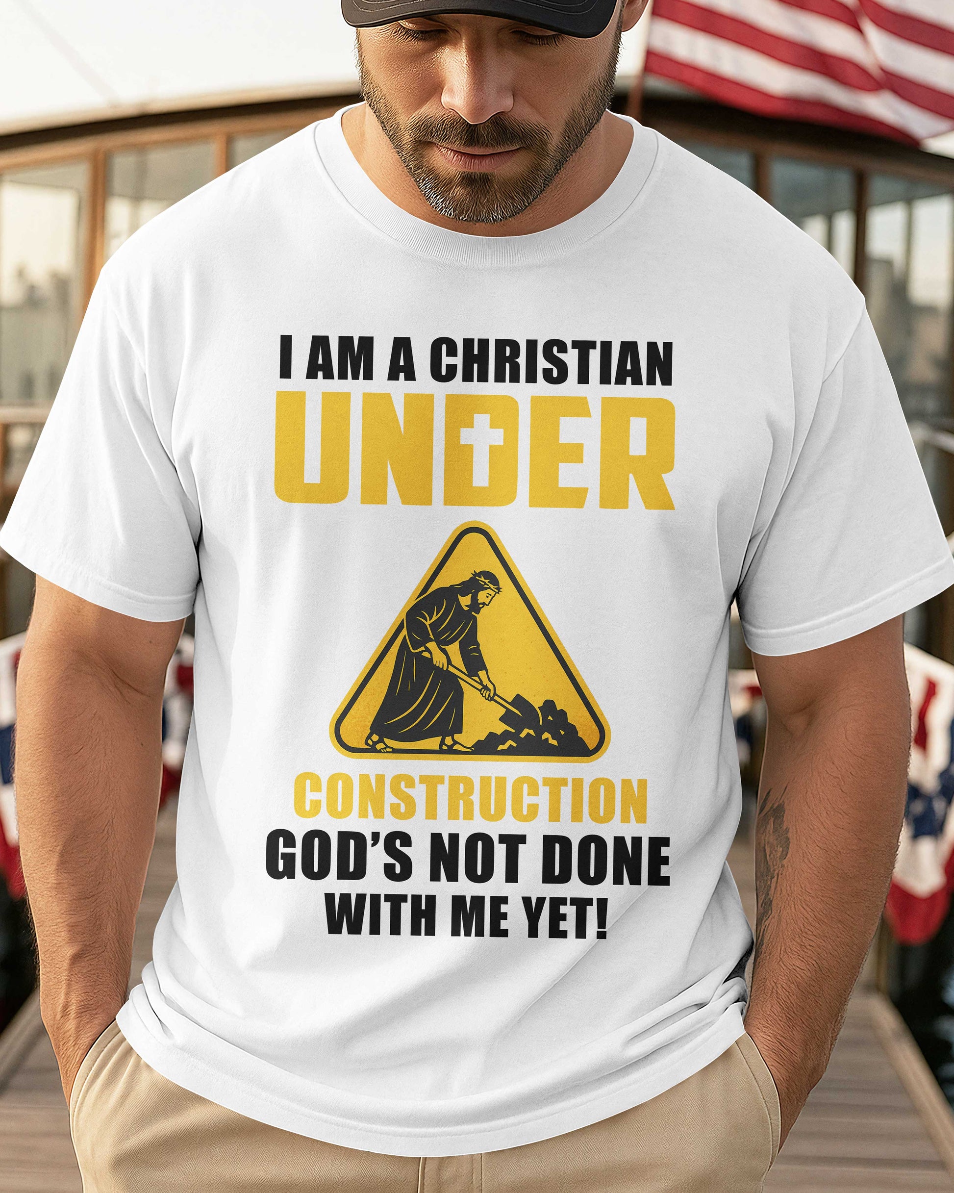 I Am A Christian Under Construction T-Shirt