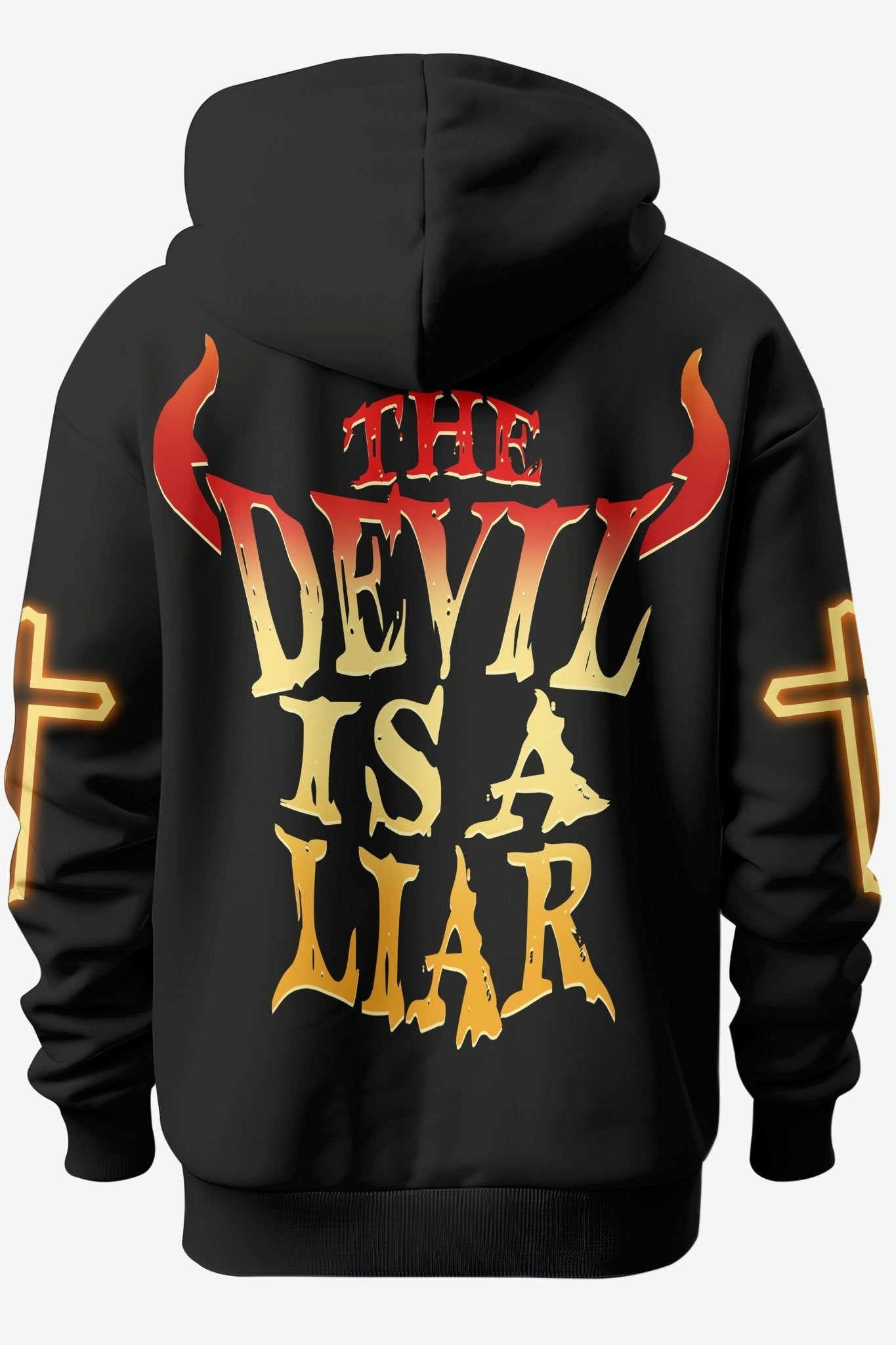 The Devil Is A Liar All Over Print Hoodie