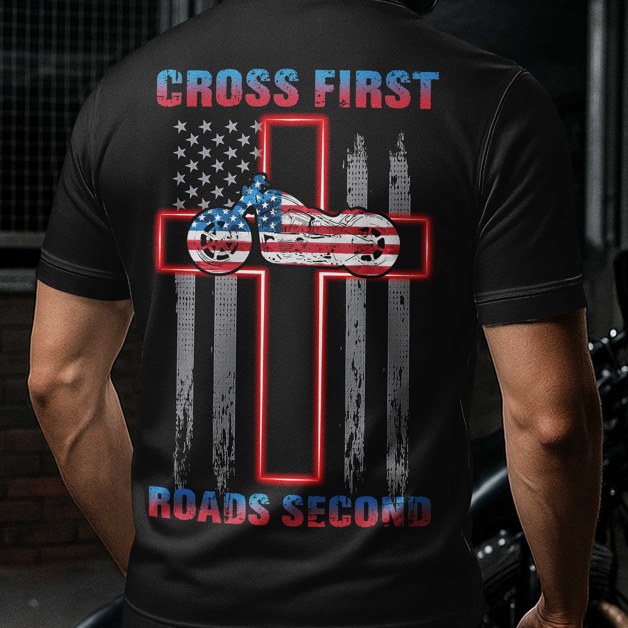 Cross First Roads Second All Over Print Polo