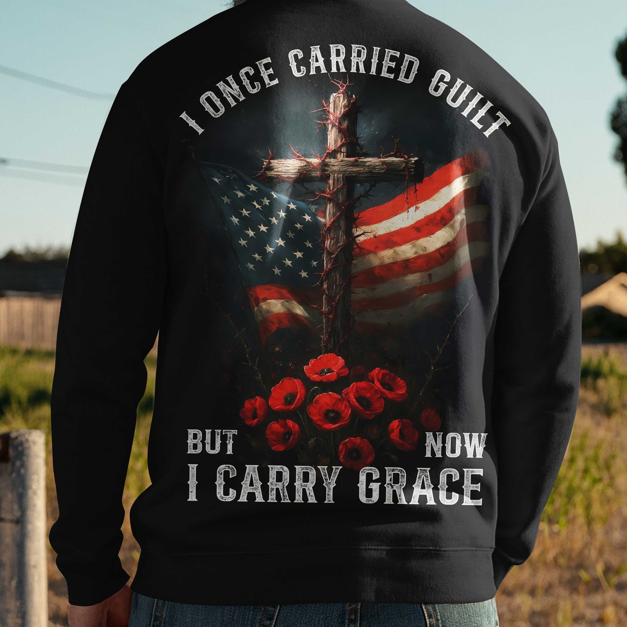 I Once Carried Guilt But Now I Carry Grace Shirt