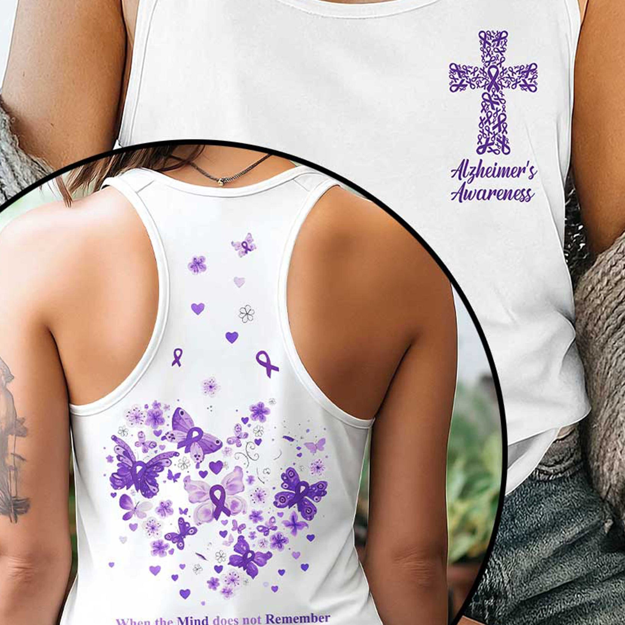 When The Mind Does Not Remember Racerback Tank Top